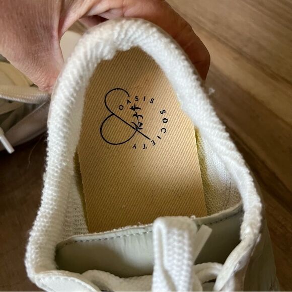 OASIS SOCIETY Leather / Canvas Sneakers Size 10 - Picture 5 of 6